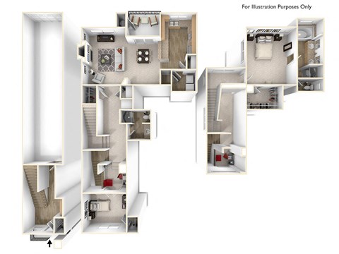 B2 Floor Plan at Caviata at Kiley Ranch